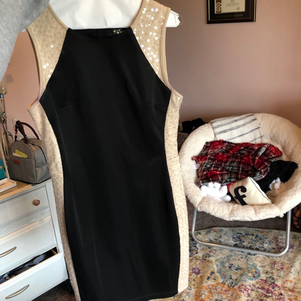 black dress